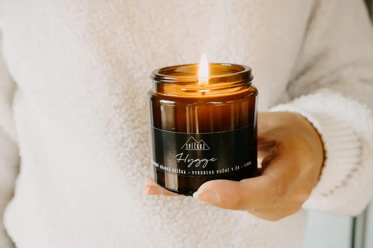 A candle in hand