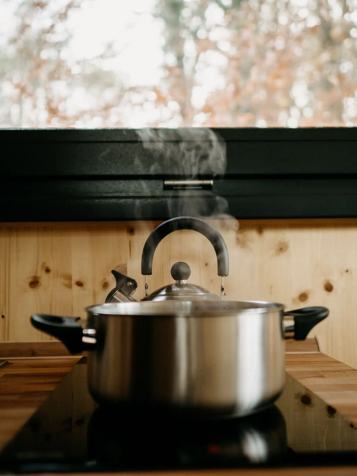 Kettle on the stove