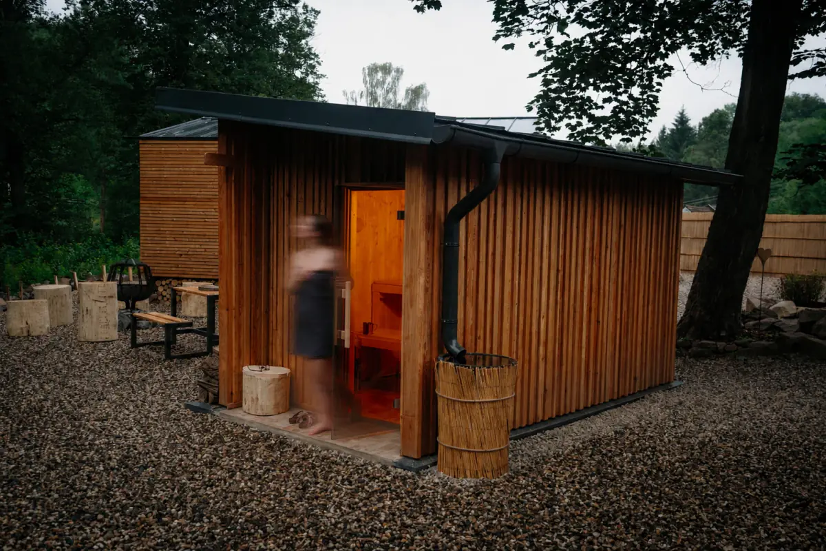 Sauna za soumraku